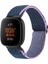 Fitbit Versa 4 / Sense 2 Gece Mavisi Için Naylon Saat Kordonu (Yurt Dışından) 1