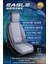 Hyundai İX55 Lüx Oto Koltuk Kılıfı Ön Arka Takım Eagle Serisi Füme 4