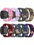 Örgü Kanvas Saat Bandı For Fit Sense For Fitbit Sense Kırmızı (Yurt Dışından) 4