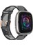 Örgü Kanvas Saat Bandı For Fit Sense For Fitbit Sense Gri (Yurt Dışından) 1