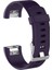 Fitbit Charge 2 Için Tokalı Ortak Doku Silikon Saat Bandı, Boyut: L Koyu Mor (Yurt Dışından) 1