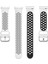 Silikon Saat Bandı Için Fit Versa 4 / Sense 2 Için Fitbit Versa 4 / Sense 2 Beyaz Siyah (Yurt Dışından) 3