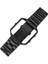 Fitbit Blaze Için Metal Çerçeve Kelebek Toka Üç Boncuk Paslanmaz Çelik Metal Watch Band Siyah (Yurt Dışından) 2