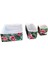 6'lı Çekmece İçi Çamaşır Düzenleyici Çocuk Odası Katlanır Saklama Kutusu Organizer Set-Yeşil Yaprak 5