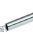 Metal Yuvarlak Krom Askı Borusu Mobilya Askı Borusu (2 Adet Yuvarlak Flanş 1 Adet Boru) (Metal Yuvarlak Çap:25 mm) 2