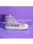 Tatlı Kuro_mi Yazılı Lila Keten Çocuk Spor Ayakkabı Sneaker 1