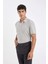 New Regular Fit Polo Yaka Kısa Kollu Pike Tişört D5993AX24SM 4