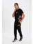 Fit NBA Chicago Bulls Kalın Jogger Eşofman Altı Standart Fit Cepli Esnek Bantlı Paça C9273AX24AU 1