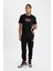 Fit NBA Chicago Bulls Kalın Jogger Eşofman Altı Standart Fit Cepli Esnek Bantlı Paça C9273AX24AU 2