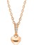 Taşlı Kalp Kolye 718003 Rose 1
