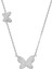 Ikili Kelebek Kolye 718011 Silver 1