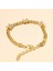 Kelebek Zirkon Taşlı Bileklik 718505 Gold 2