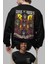 Guns N Roses Sırt Baskılı Kapüşonsuz Sweatshirt, Oversize Rock Band Baskılı Sweat 1