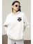 Rammstein Sırt Baskılı Kapüşonlu Sweatshirt, Oversize Rock Metal Baskılı Hoodie 3