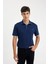New Regular Fit Polo Yaka Kısa Kollu Pike Tişört D5993AX24SM 3