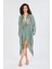 Italyan Ipek Detaylı Oversize Kaftan & Bluz 4