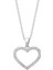 Taşlı Kalp Kolye 718006 Silver 1
