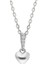 Taşlı Kalp Kolye 718003 Silver 1