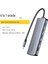 6'nın 1'i M.2 Ssd Fonksiyonlu Çoğaltıcı 4K Hub 10Gbps Type-C Pd 100W Type-C Usb3.2 Gen2 HDM 1.4 60Hz4K/CE/FC/ROHS Lisanslı 10