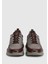 Gri Deri Erkek Sneaker 3