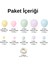 ^^ Doğum Günü Konsepti Makaron Set * Sarı * Pembe * Lila * Yeşil * Mavi * 60 Lı Balon Zinciri Parti Seti 2