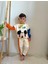 Yeni Sezon Baharlık Unisex Mickey Mouse Mevsimlik Alt Üst Eşofman Takımı 2245 3