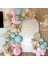 ^^ Doğum Günü Konsepti *Krom Gold*Kış Yeşili*Makaron Pembe*Deniz Kumu* 100 lü Balon Zinciri Parti Seti 1