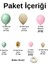 ^^ Doğum Günü Konsepti *Krom Gold*Kış Yeşili*Makaron Pembe*Deniz Kumu* 100 lü Balon Zinciri Parti Seti 2