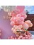 Balon Seti Rosewood-Makaron Somon-Makaron Pembe-Beyaz 60 Lı Balon Zinciri Seti 4