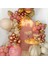 ^^ Doğum Günü Konsepti *Rose Gold*Deniz Kumu*Rosewood* 100 lü Balon Zinciri Parti Seti 1
