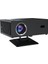 X6 1080P Full Hd LED Projeksiyon, 4K Desteği, Android, Wi-Fi, Bt 5.2, Otomatik Odaklama, 30000 Lümen Siyah 2