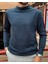 Erkek, Bisiklet Yaka, Slim Fit, Old Money, Yün-Akrilik Elyaf, Triko Kazak PLTK03 2