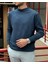 Erkek, Bisiklet Yaka, Slim Fit, Old Money, Yün-Akrilik Elyaf, Triko Kazak PLTK03 4