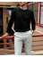 Erkek, Bisiklet Yaka, Slim Fit, Old Money, Yün-Akrilik Elyaf, Triko Kazak PLTK03 1