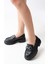 Siyah Günlük Yüksek Tabanlı Loafer Ayakkabı 2