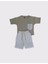 Unisex Çocuk Pamuk Tshirt & Şortlu Takım 1