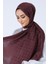 Acı Kahve Harem Scarf Eslem Jakar Şal 5