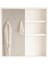 Dunes Aynalı Lavabo Üstü Banyo Dolabı Raflı Kapaklı 60CM Beyaz Ds1-W 4