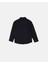 Erkek Çocuk %100 Pamuklu Gabardin Kumaş, Çıtçıtlı, Uzun Kollu Gömlek_RG1501 3