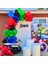 Balon Seti Kırmızı-Lacivert-Çim Yeşili-Siyah 100 Lü Balon Zinciri Seti 1