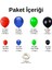 Balon Seti Kırmızı-Lacivert-Çim Yeşili-Siyah 100 Lü Balon Zinciri Seti 2