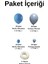 Balon Seti Derin Okyanus-Fırtına Mavi 100 Lü Balon Zinciri Seti 2