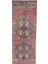 El Dokuma Karapınar Yöresi Geometrik Desenli Uzun Yolluk Halı 85 x 668 cm 3
