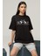 Burns Fat Not Oil Yazılı Unisex Tişört, Oversize Yağ Değil Yağ Yak Yazılı Tişört 3