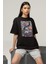 2023 Spider Man Baskılı Unisex Tişöret, Oversize Spider Punk Tişört 2