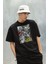 Anarchic Spider-Man Baskılı Unisex Oversize Spider-Punk Tişört 1