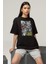 Anarchic Spider-Man Baskılı Unisex Oversize Spider-Punk Tişört 2
