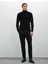 Balıkçı Yaka Kazak Slim Fit Dokulu Uzun Kollu 2