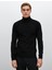 Balıkçı Yaka Kazak Slim Fit Dokulu Uzun Kollu 3