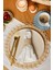 2'li Rattan Doğal Hasır Örme Amerikan Servis/supla/sunum (33 Cm) (2 Adet) 1